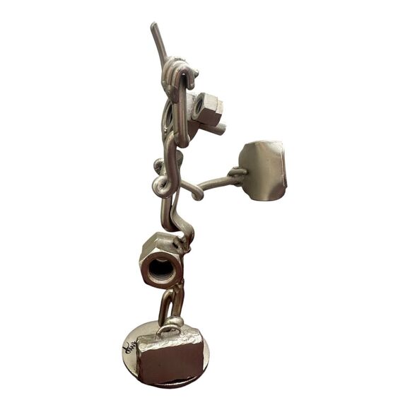 Hinz And Kunst Teacher Instructor Nuts And Bolts Art Sculpture German Professor - Picture 5 of 5